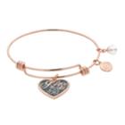 Love This Life I Love You Sis Bangle Bracelet, Women's, Silver