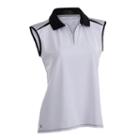 Women's Nancy Lopez Favor Sleeveless Golf Polo, Size: Medium, White