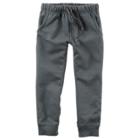 Boys 4-8 Carter's Pull-on French Terry Jogger Pants, Size: 4, Grey