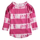 Girls 7-16 & Plus Size Mudd&reg; Crochet Trim Cold Shoulder Tee, Size: 12, Med Pink