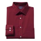 Men's Croft & Barrow&reg; Slim-fit Easy Care Spread-collar Dress Shirt, Size: 18-34/35, Red