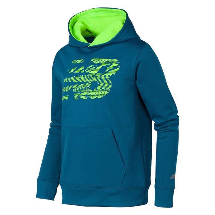 Boys 8-20 New Balance Graphic Hoodie, Size: 8, Blue Other