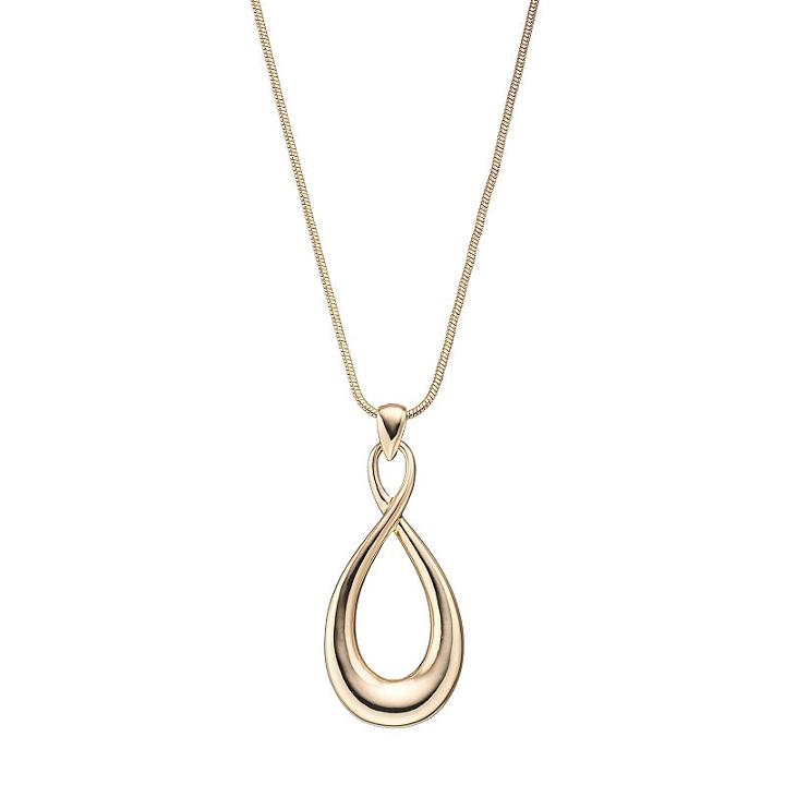 Dana Buchman Infinity Pendant Necklace, Women's, Gold