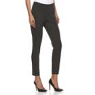 Women's Dana Buchman Ponte Skinny Ankle Pants, Size: Xl, Light Grey