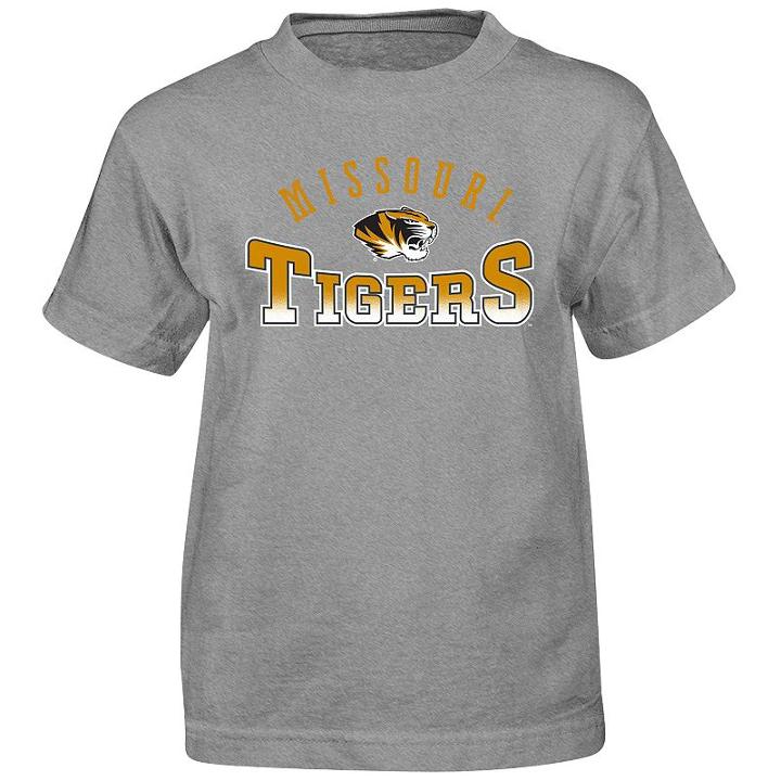 Boys 4-7 Missouri Tigers Cotton Tee, Boy's, Size: M(5/6), Grey (charcoal)