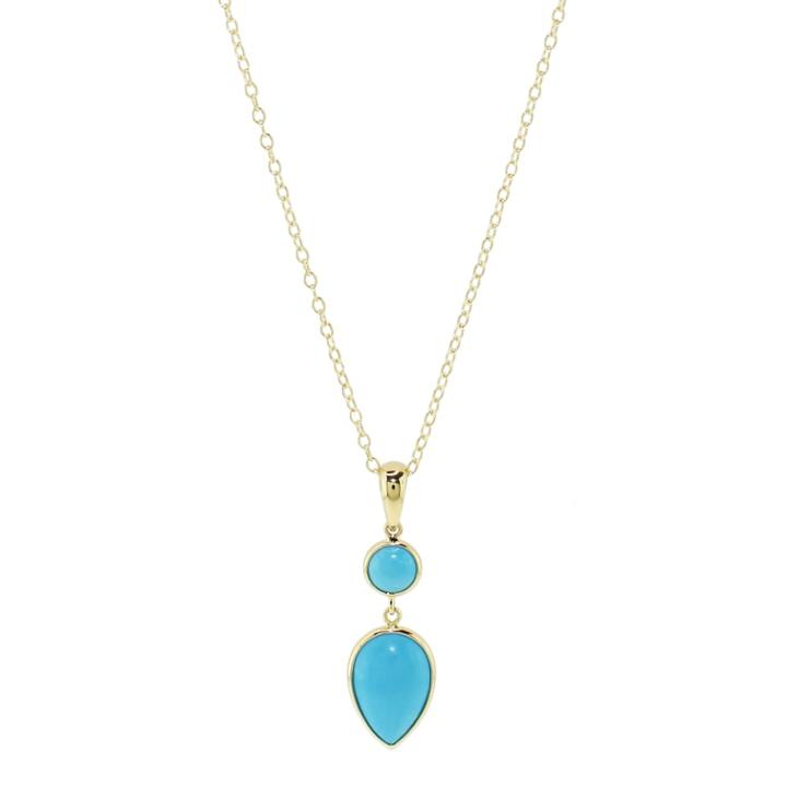 14k Gold Lab-created Magnesite Pendant Necklace, Women's, Size: 17, Green