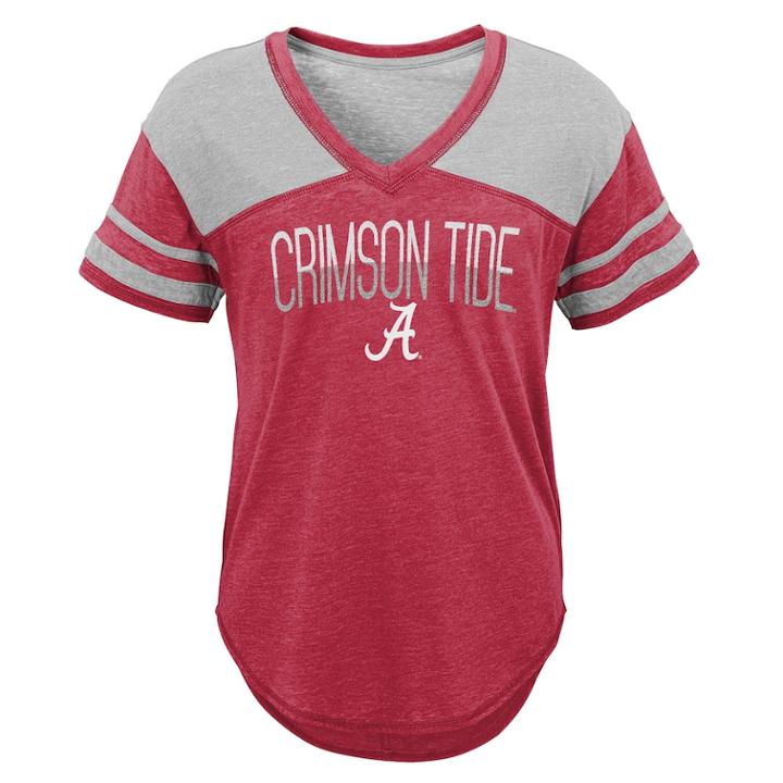 Juniors' Alabama Crimson Tide Traditional Tee, Teens, Size: Medium, Red