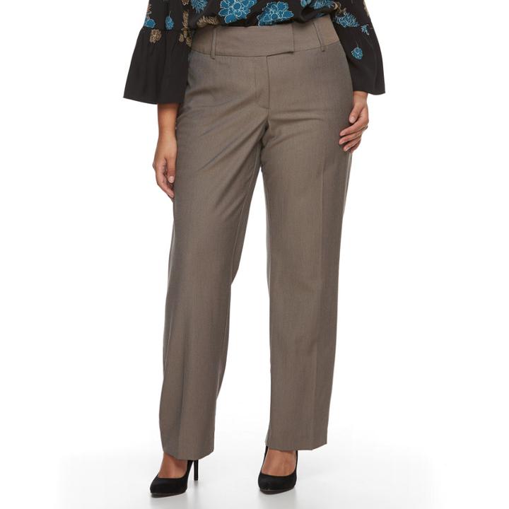 Plus Size Apt. 9&reg; Dress Pants, Women's, Size: 18w Short, Black