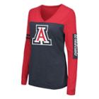 Women's Campus Heritage Arizona Wildcats Distressed Graphic Tee, Size: Medium, Blue (navy)