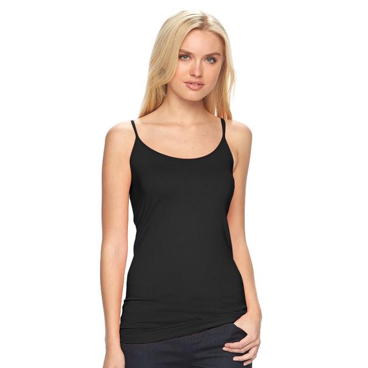 Women's Apt. 9&reg; Essential Seamless Camisole, Size: L/xl, Black