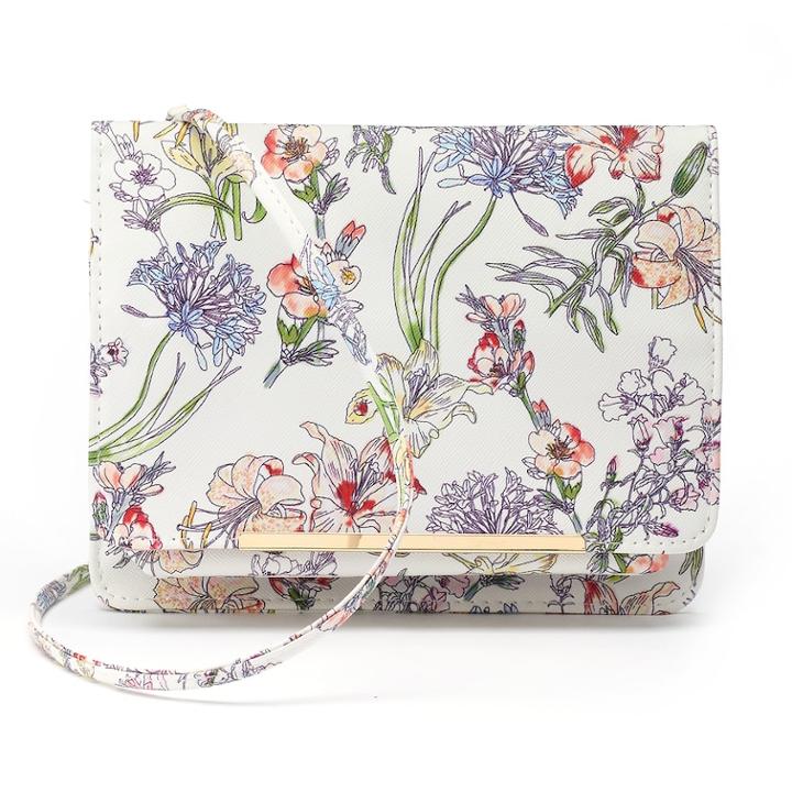 Apt. 9&reg; London Rfid-blocking Crossbody Wallet, Women's, White