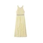Girls 7-16 Speechless Lace Bodice Embellished Waist Maxi Dress, Girl's, Size: 10, Lt Yellow