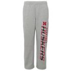 Boys 8-20 Nebraska Cornhuskers Fleece Lounge Pants, Size: S 8, Grey