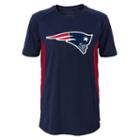 Boys 8-20 New England Patriots Logo Tee, Boy's, Size: L(14/16), Blue (navy)