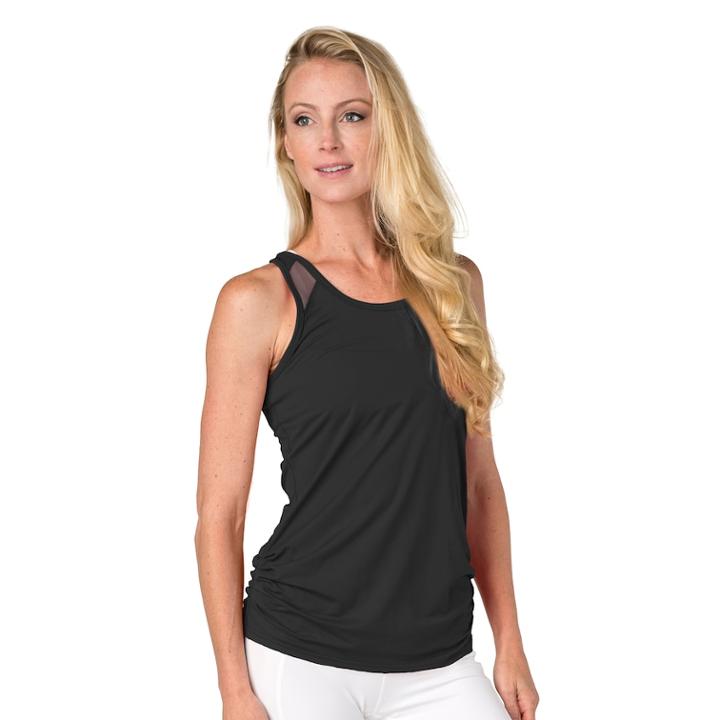 Women's Soybu Plank Yoga Tank, Size: Large, Black