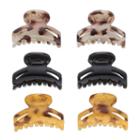 Mudd&reg; Round Claw Hair Clip Set, Women's, Grey