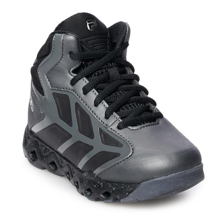 Fila&reg; Torranado Boys Basketball Shoes, Size: 3, Grey