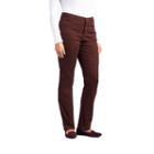 Petite Lee Vienna Comfort Fit Straight-leg Pants, Women's, Size: 12 Petite, Med Brown
