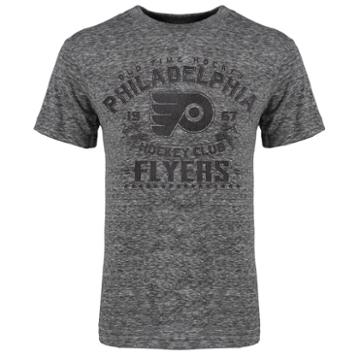 Men's Old Time Hockey Philadelphia Flyers Granite Tee, Size: Large, Grey