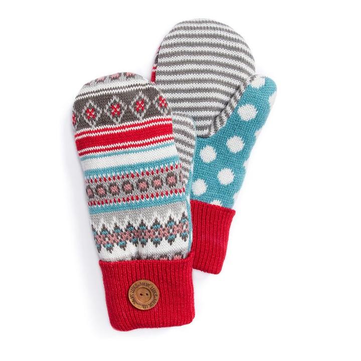 Women's Muk Luks Faux Fur-lined Pot Holder Mittens, Size: Fits Most, Natural