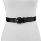 Women's Chaps Cut-edge Bridle Jean Belt, Size: Xl, Black