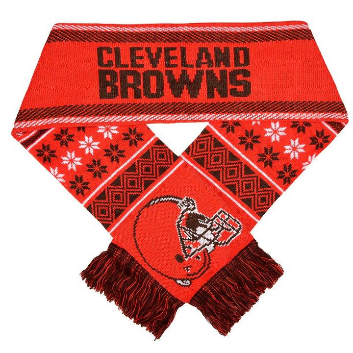 Adult Forever Collectibles Cleveland Browns Lodge Scarf, Multicolor