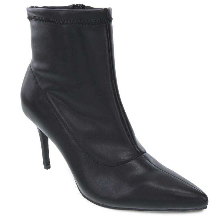 Rampage Thaimara Women's High Heel Ankle Boots, Size: 11, Black