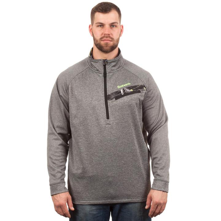 Men's Huntworth Camo Performance Half-zip Pullover, Size: Xl, Grey