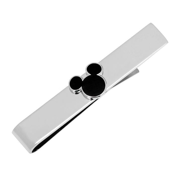 Disney's Mickey Mouse Head Silhouette Tie Bar, Men's, Black