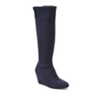 New York Transit Come Over Women's Knee High Boots, Size: Medium (8.5), Blue