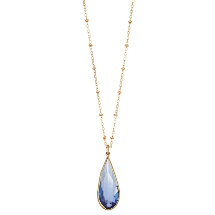 Lc Lauren Conrad Blue Channel Pendant Necklace, Women's