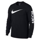 Men's Nike Dri-fit Hoops Tee, Size: Small, Grey (charcoal)