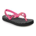 Reef Little Stargazer Prints Toddler Girls' Sandals, Size: 9-10t, Brt Pink