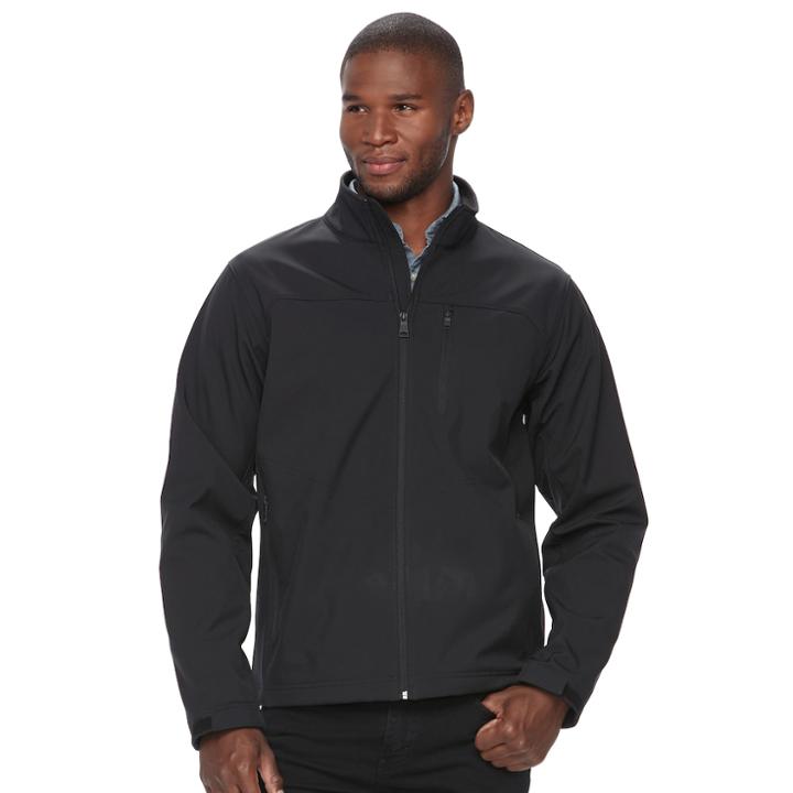 Big & Tall Hemisphere Softshell Jacket, Men's, Size: 3xl Tall, Black