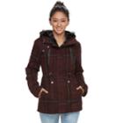 Juniors' Urban Republic Faux-fur Hood Anorak Jacket, Teens, Size: Xl, Pink