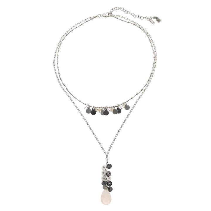Simply Vera Vera Wang Double Strand Layered Necklace, Women's, Pink