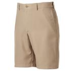 Big & Tall Grand Slam Expandable Waistband Performance Golf Shorts, Men's, Size: 52, Dark Beige