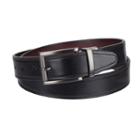 Men's Dockers Reversible Cut-edge Belt, Size: 44, Grey (charcoal)