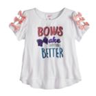 Girls 7-16 Jojo Siwa Bows Make Everything Better Short Sleeve Tee, Size: Xs, White