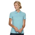 Women's Croft & Barrow&reg; Classic Polo, Size: Xs, Med Blue