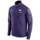Men's Nike Kansas State Wildcats Elite Coaches Dri-fit Pullover, Size: Small, Ovrfl Oth