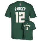 Men's Adidas Milwaukee Bucks Jabari Parker Name & Number Tee, Size: Large, Green