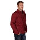 Men's Xray Quilted Jacket, Size: Large, Dark Red