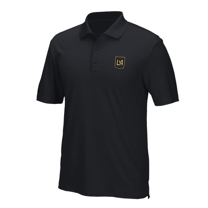 Men's Adidas Los Angeles Fc Performance Polo, Size: Large, Black