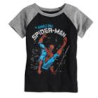 Toddler Boy Jumping Beans&reg; Marvel Spider-man Raglan Graphic Tee, Size: 4t, Grey (charcoal)