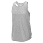 Girls 7-16 Adidas Racerback Outline Tank Top, Size: Large, Grey
