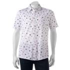 Men's Haggar Classic-fit Button-down Shirt, Size: Large, White Oth