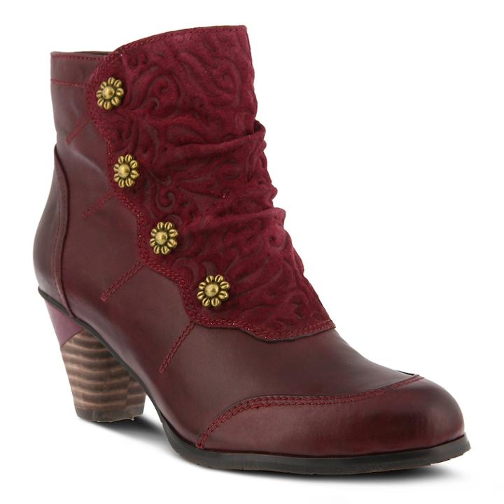 L'artiste By Spring Step Belgard Women's Ankle Boots, Size: 40, Red