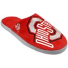 Men's Forever Collectibles Ohio State Buckeyes Colorblock Slippers, Size: Medium, Multicolor
