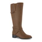 Easy Street Carlita Women's Knee High Boots, Size: Medium (8.5), Dark Brown
